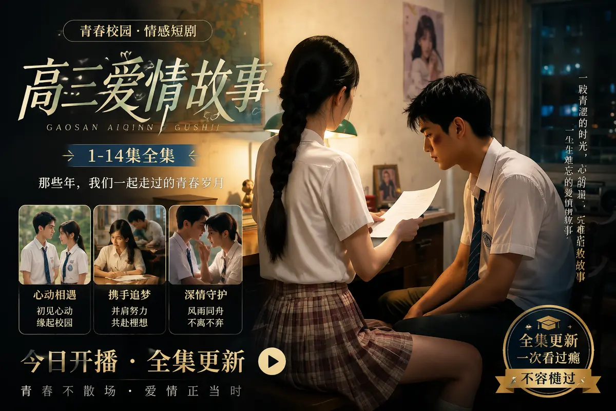 《高三爱情故事》HD未删减全集在线观看-黄果真人短剧-林澈苏晚晴青春意难平-百度夸克网盘分享