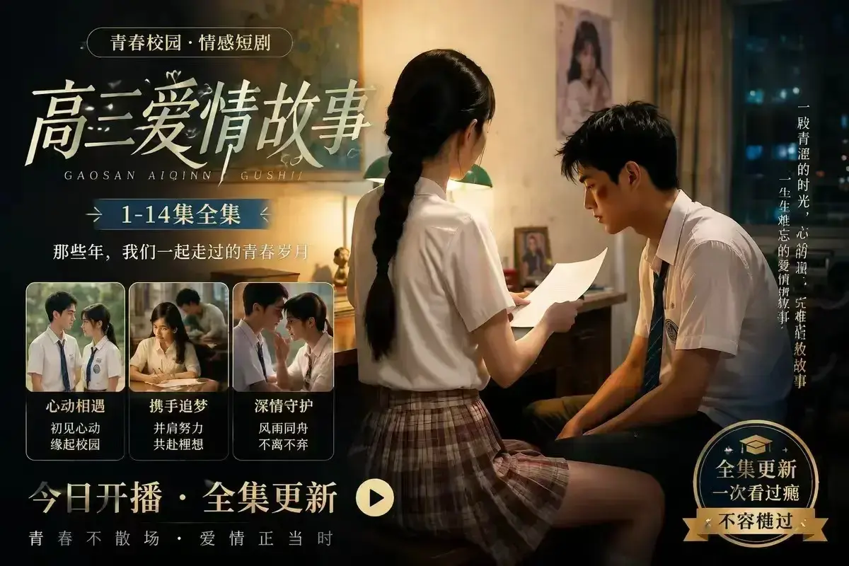 《B中爱情故事》AI短剧完整版4KHDR画质-误会篇全集免费在线观看-百度网盘秒存资源下载-每集都戳心