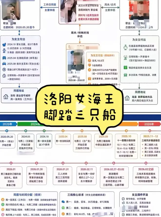 《洛阳女海王刘亚阁》35页PPT事件全貌总结