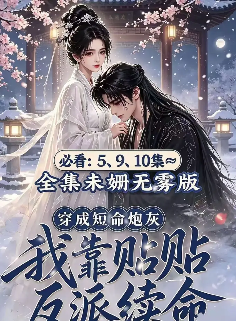 AI漫剧黄果版《穿成短命炮灰，我靠贴贴反派续命》无雾未删减全集完整版-穿书炮灰抱对腿反派怀里好续命-1080P高清免费看百度网盘迅雷在线观看